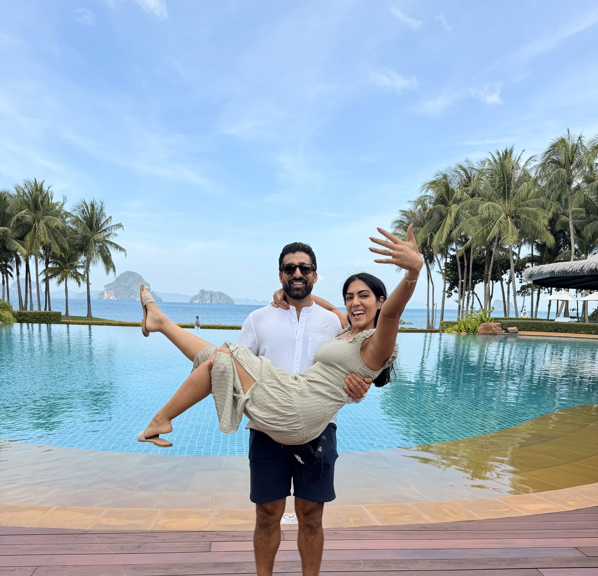 Nisheta and Anish in Thailand